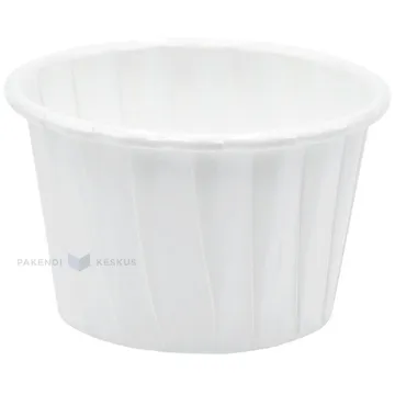White paper+PE degustation cup 60ml diameter 56mm, 100pcs/pack