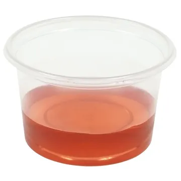 Läbipaistev degusteerimistops 50ml diameetriga 71mm, pakis 100tk