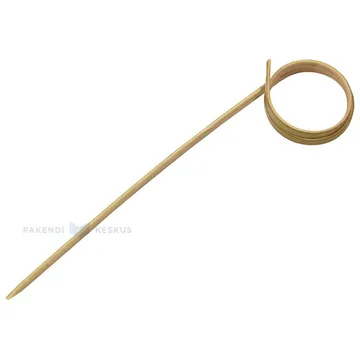 Bambusest degusteerimistikk 9cm, pakis 100tk