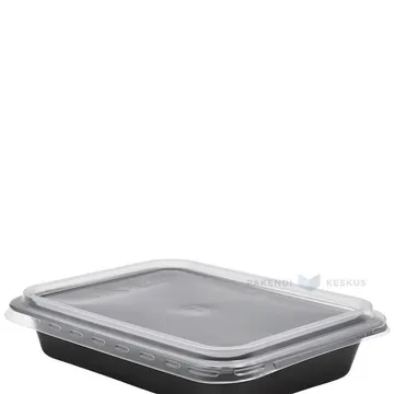 Kansi ruokarasialle, PP, 227 × 178 × 25 mm, läpinäkyvä (sopiva pohja 3434, 34433, 3432), 25kpl/pkt