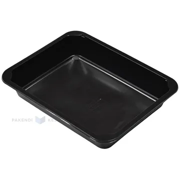 Must 1-osaline toidualus 227x178x40mm