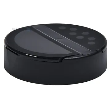 Must kaas plastikust purgile diameetriga 63mm 2-osaline press tihendiga