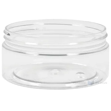 Plastikust purk "Cylindrical" PET 250ml diameetriga 100mm
