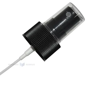 Must pihusti kork plastikust pudelile diameetriga 24mm pikkusega 225mm
