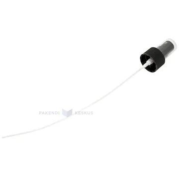 Must pihusti kork plastikust pudelile diameetriga 24mm pikkusega 225mm