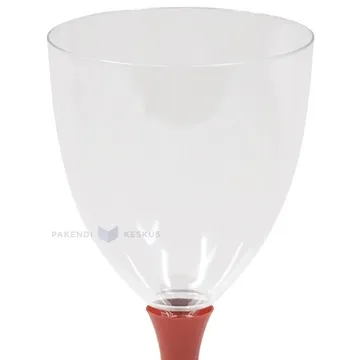Ülaosa korduvkasutatavast plastikust veinipokaalile 300ml PS 50x masinpestav, pakis 20tk