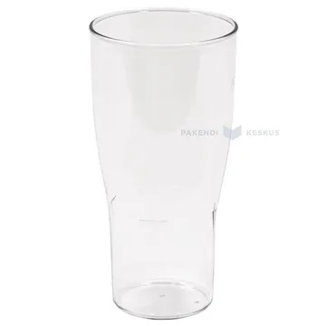 Korduvkasutatav plastikust õlleklaas 520ml SAN 500x masinpestav