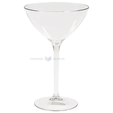 Reusable plastic martini goblet 300ml TT 350x machine washable