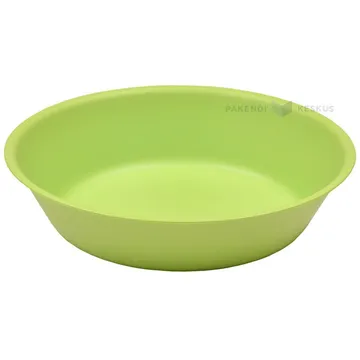 Reusable green plastic soup bowl 17,8cm PP 50x machine washable