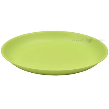 Daudzkārt izmantojams zaļš plastmasas šķīvis 20,8cm PP 125x mazgāšanas reizes  trauku mazgājamā mašīnā