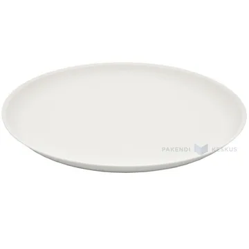Korduvkasutatav hall plastikust taldrik 27,4cm PP 125x masinpesu