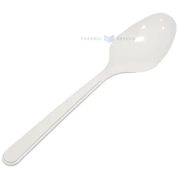 Korduvkasutatav plastikust supilusikas 18cm 125x masinpestav, pakis 100tk