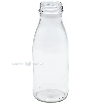 Klaaspudel ilma korgita 250ml diameetriga 38mm