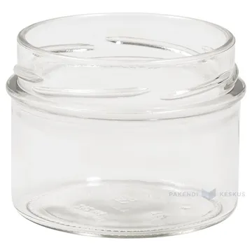 Glass jar without lid Innovation 262ml diameter 82mm