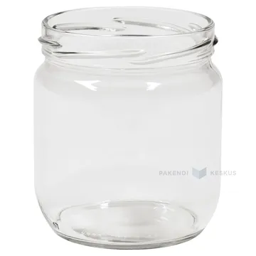 Glass jar without lid 425ml diameter 82mm