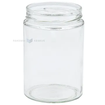 Glass jar without lid IPLUS82 580ml diameter 82mm