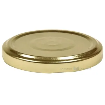Kuldne kaas klaaspurgile diameetriga 63mm kõrgusega 8mm