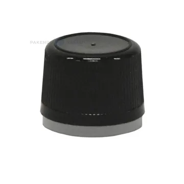 Black safety cork for glass bottle with diameter 18mm