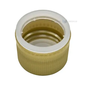 Golden safety cork for glass bottle with diameter 18mm