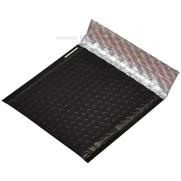 Matte black bubble envelope 16x16,5cm CD