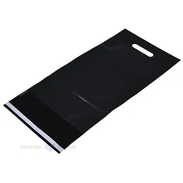 Kilest matt must postiümbrik auksangaga 25x42+5+7cm, pakis 25tk