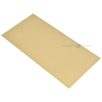 Metalse läikega kuldsed dekoratiivpaberist ümbrikud 22x11cm, pakis 10tk