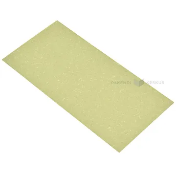 Tekstuurse pinnaga oliivrohelised taaskasutatud paberist ümbrikud 22x11cm, pakis 10tk
