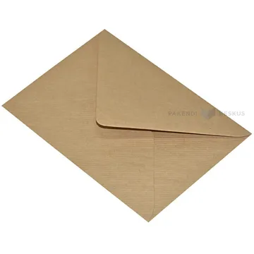 Pruun postiümbrik 17,6x12,5cm, pakis 50tk