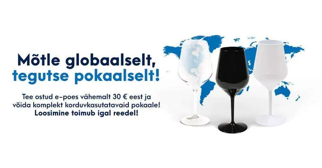 Kampaania “Mõtle globaalselt, tegutse pokaalselt!” tingimused