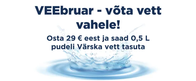 VEEbruar – võta vett vahele!